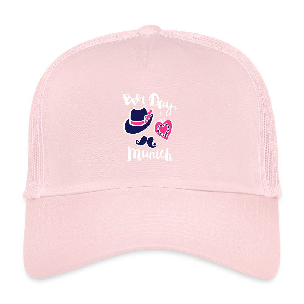 Beer day Trucker Cap - pale pink
