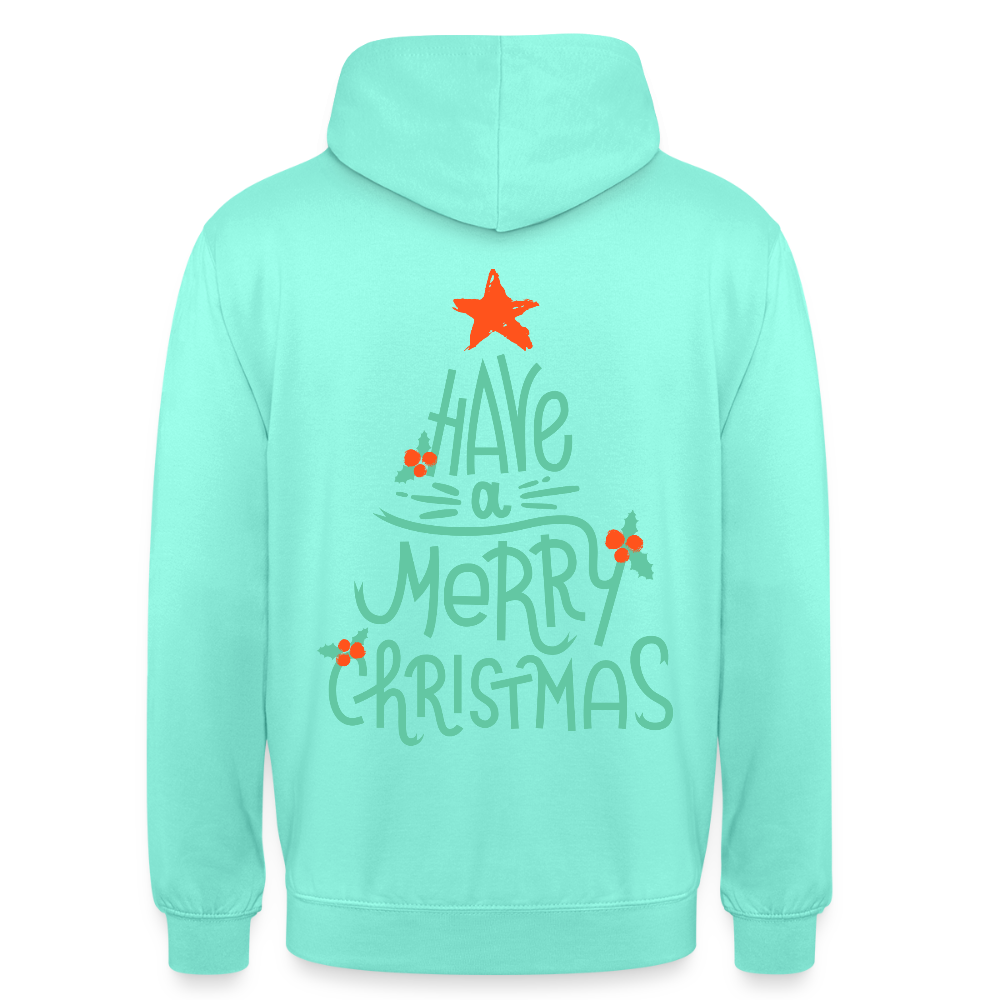 Merry christmas Unisex Hoodie - mint