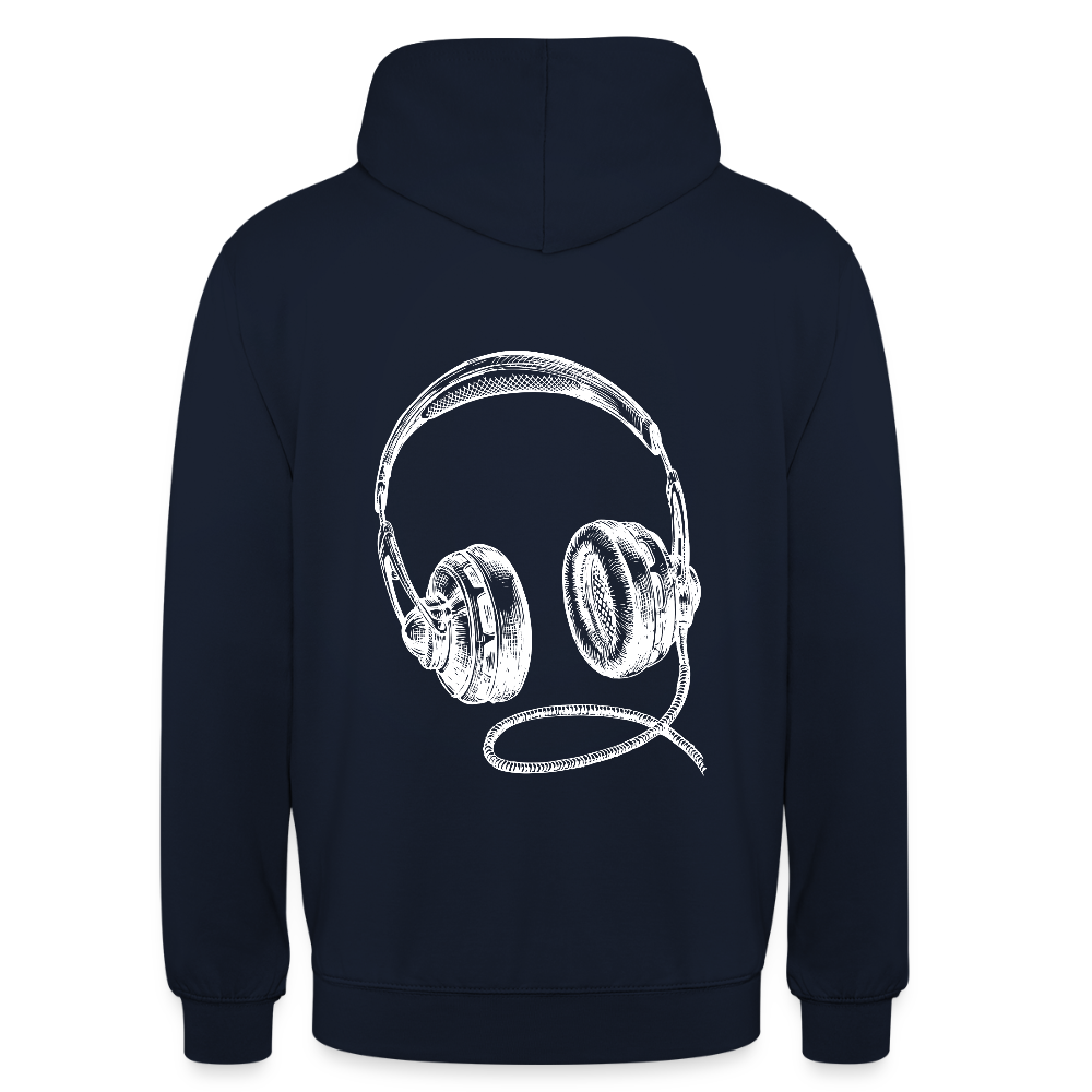 Headphones Unisex Hoodie - navy