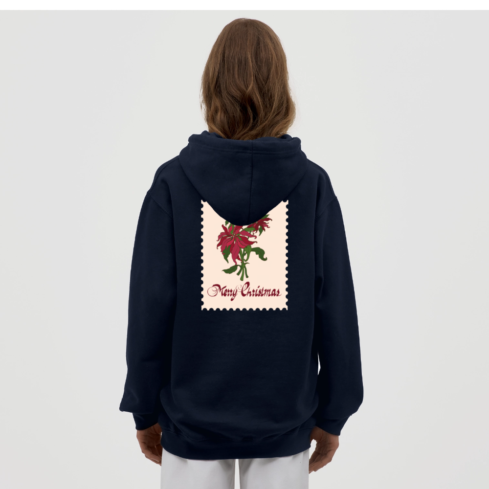 Merry Christmas Unisex Hoodie - navy