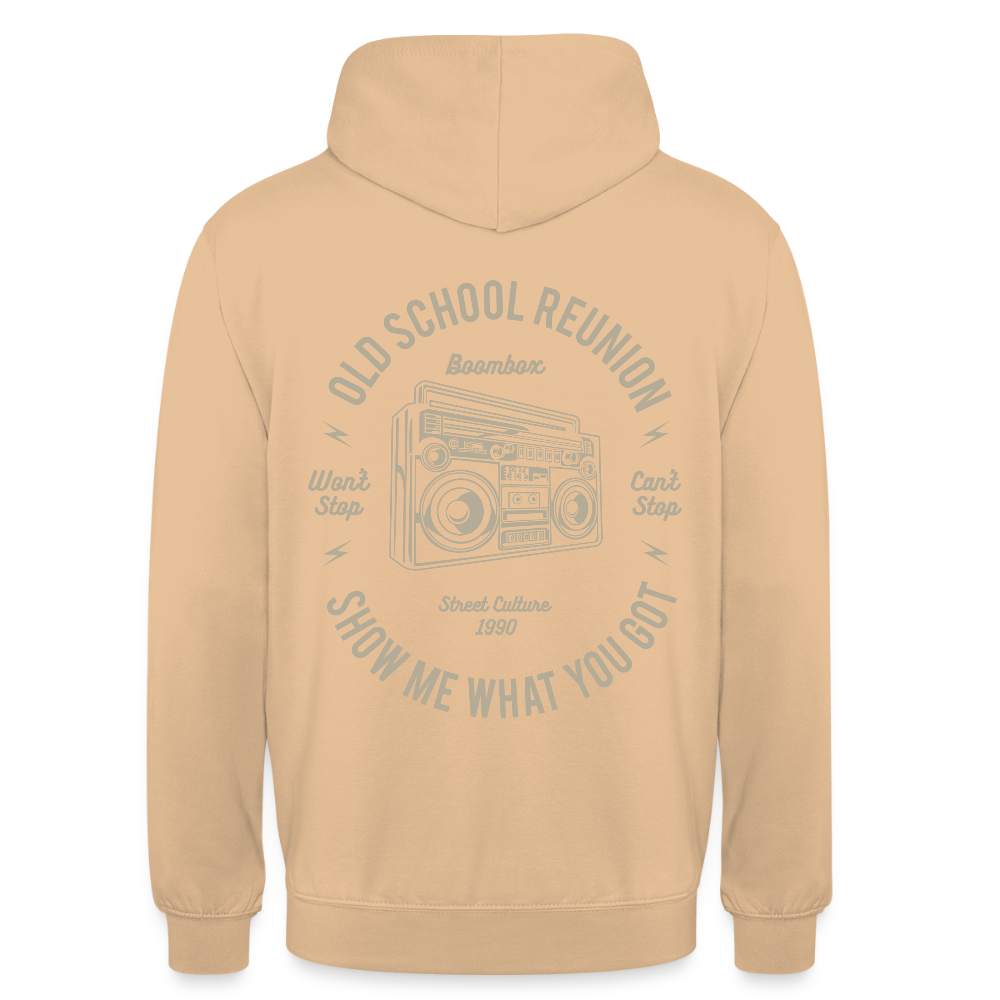 Old school reunion Unisex Hoodie - peach