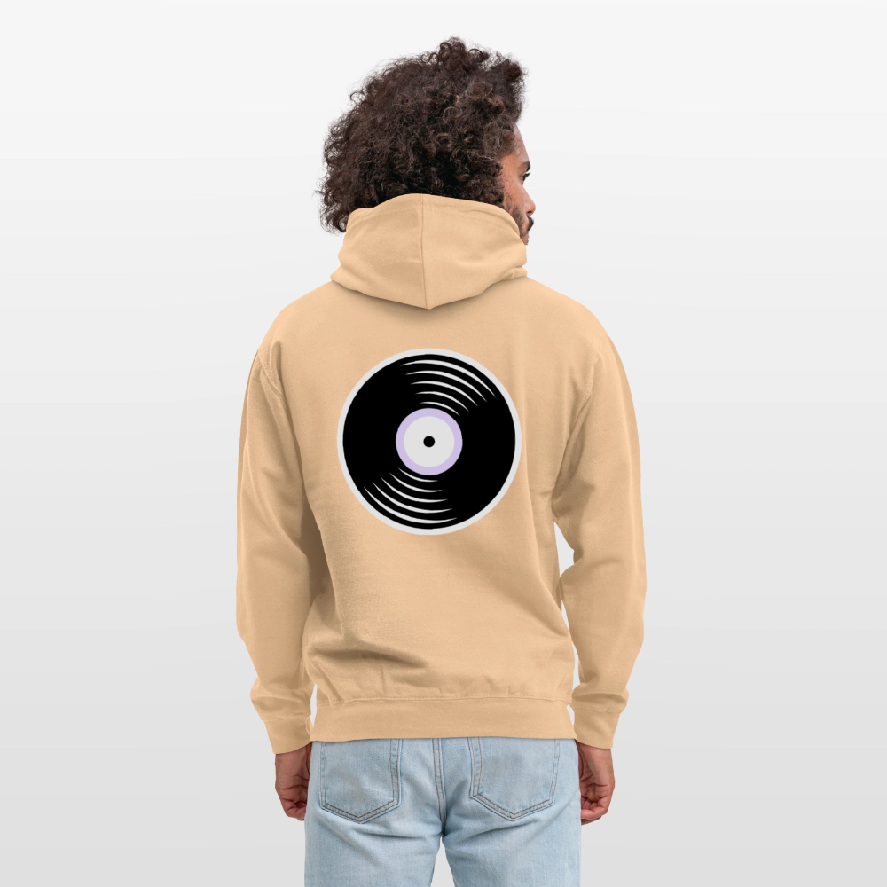 Vinyl Unisex Hoodie - peach
