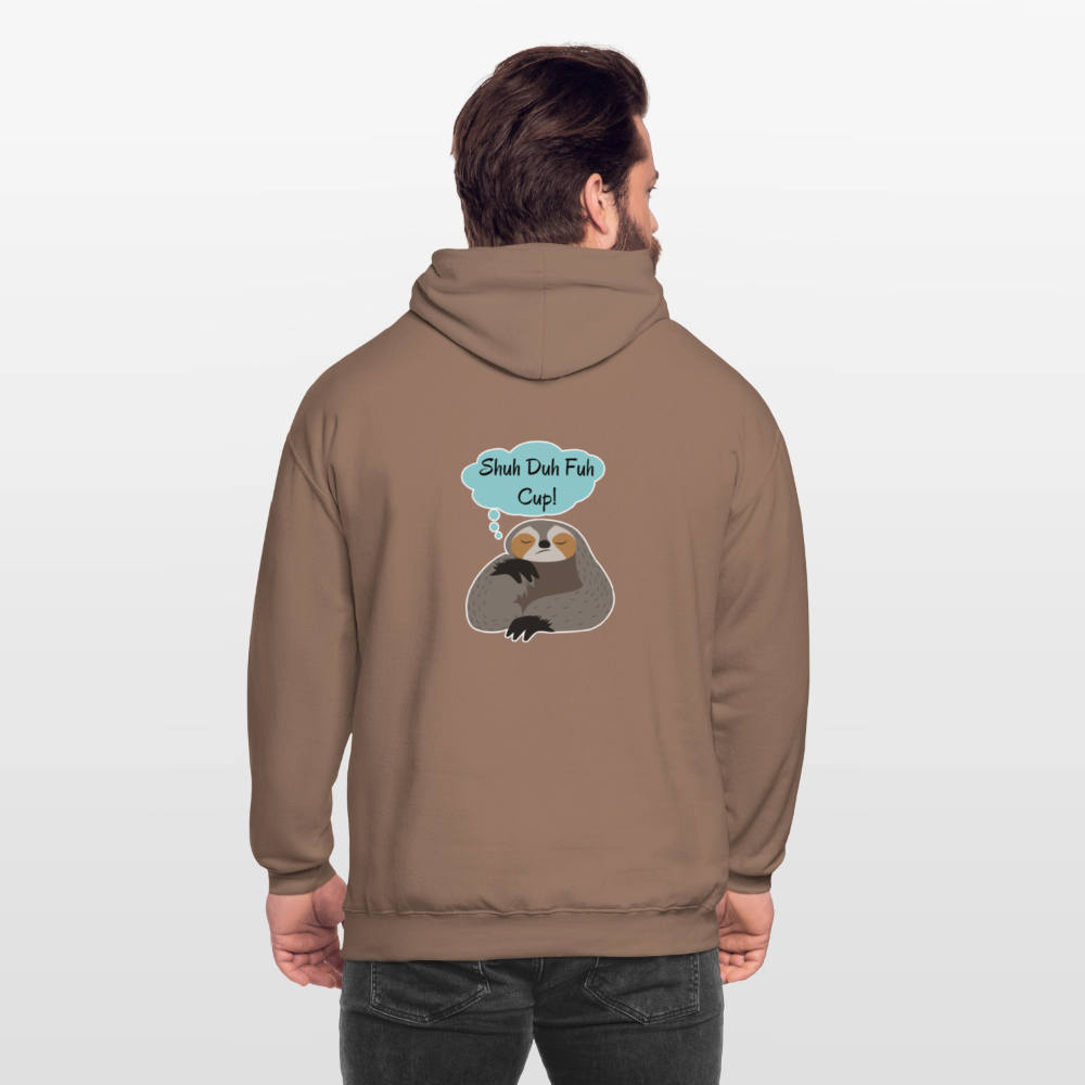 Shuh Duh Fuh Cup Sloth Unisex Hoodie - mocha