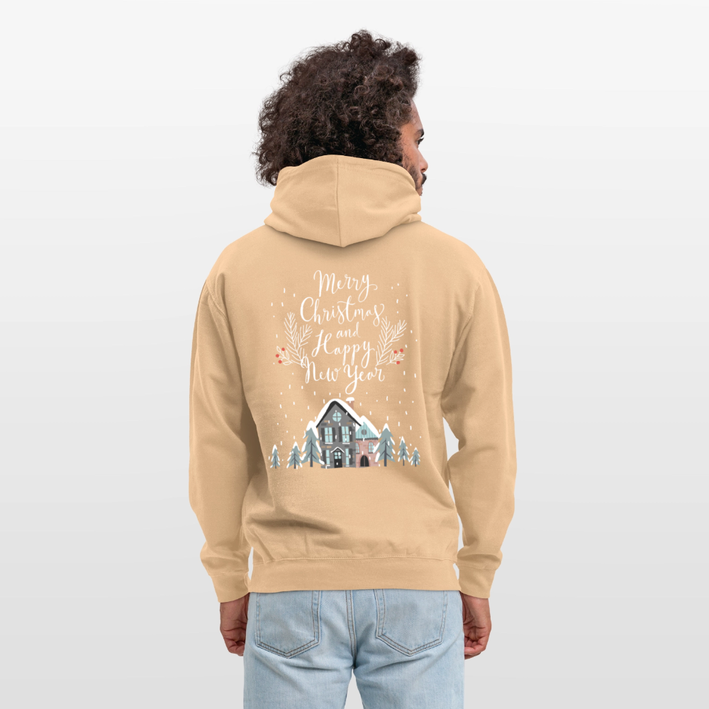 Christmas Quote Unisex Hoodie - peach