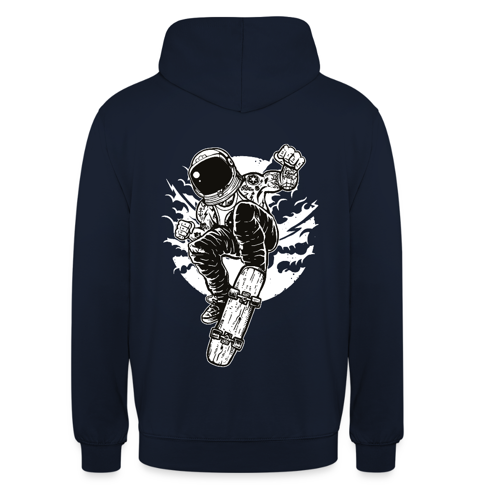 Astraunaut Space Skater Unisex Hoodie - navy