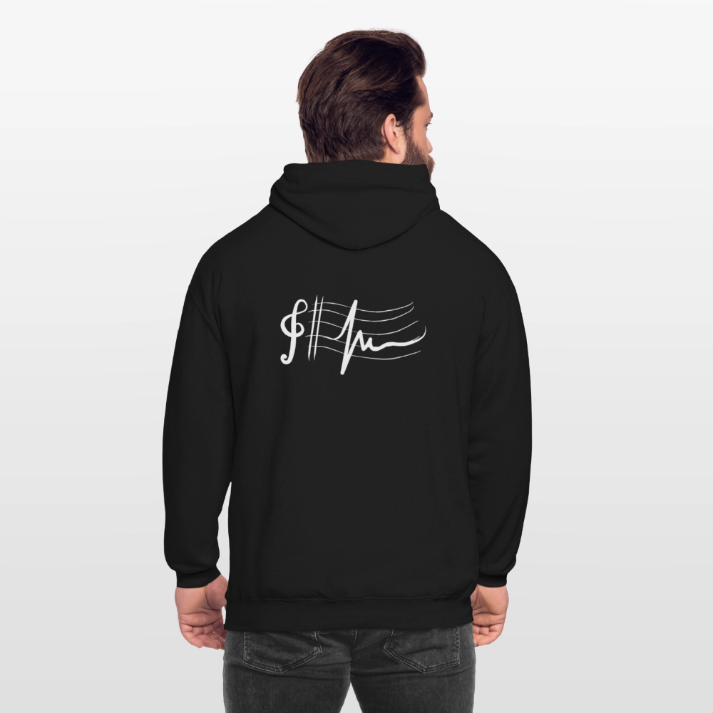 I love music Unisex Hoodie - black