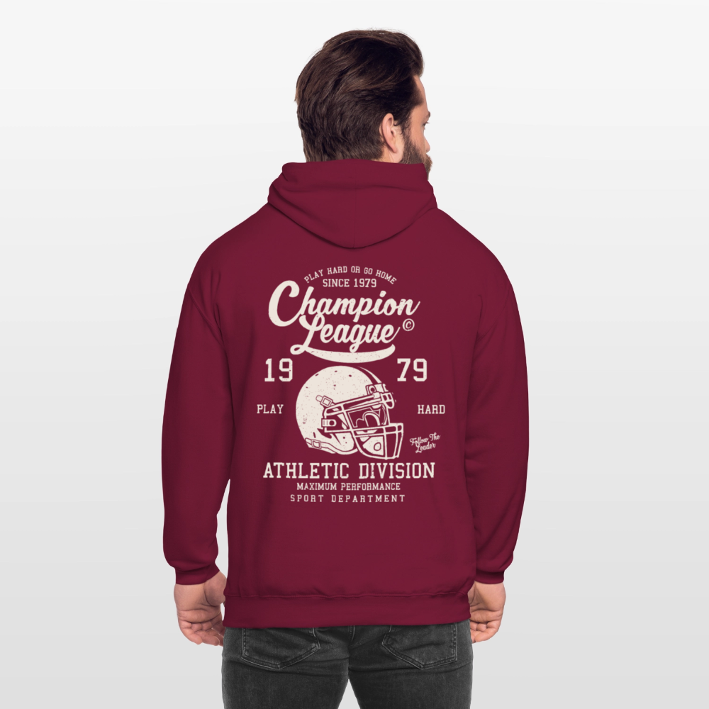 Champion League Unisex Hoodie - bordeaux