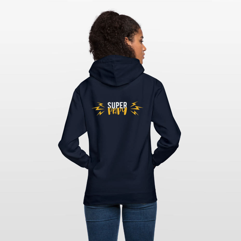 Super Papy 3 Unisex Hoodie - navy