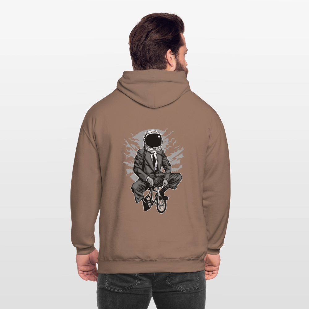 Bike to the moon Unisex Hoodie - mocha